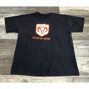 Vintage Y2K 2000s Steve‎ & Barrys Dodge Ram Motorsports Black Mens XL T-Shirt